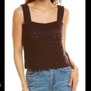 Vince‎ Wool Cashmere Knit Tank Top Size L